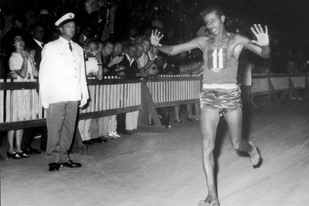 La carrera de Abebe Bikila
